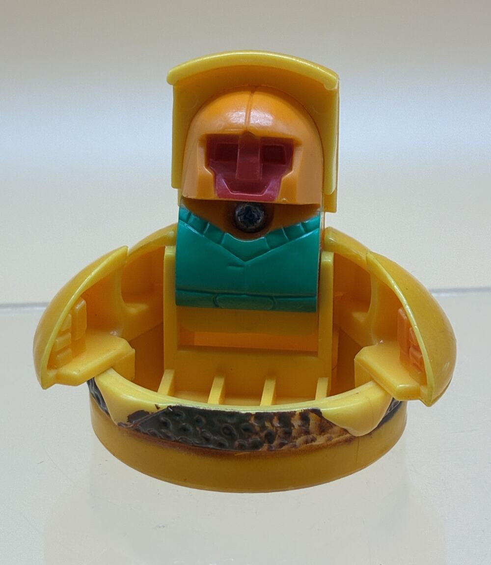 McDonalds Happy Meal Toy Food Changeables Cheeseburger Transformer Vintage 1988